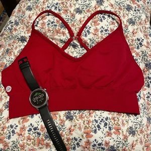 Cherry seamless bra